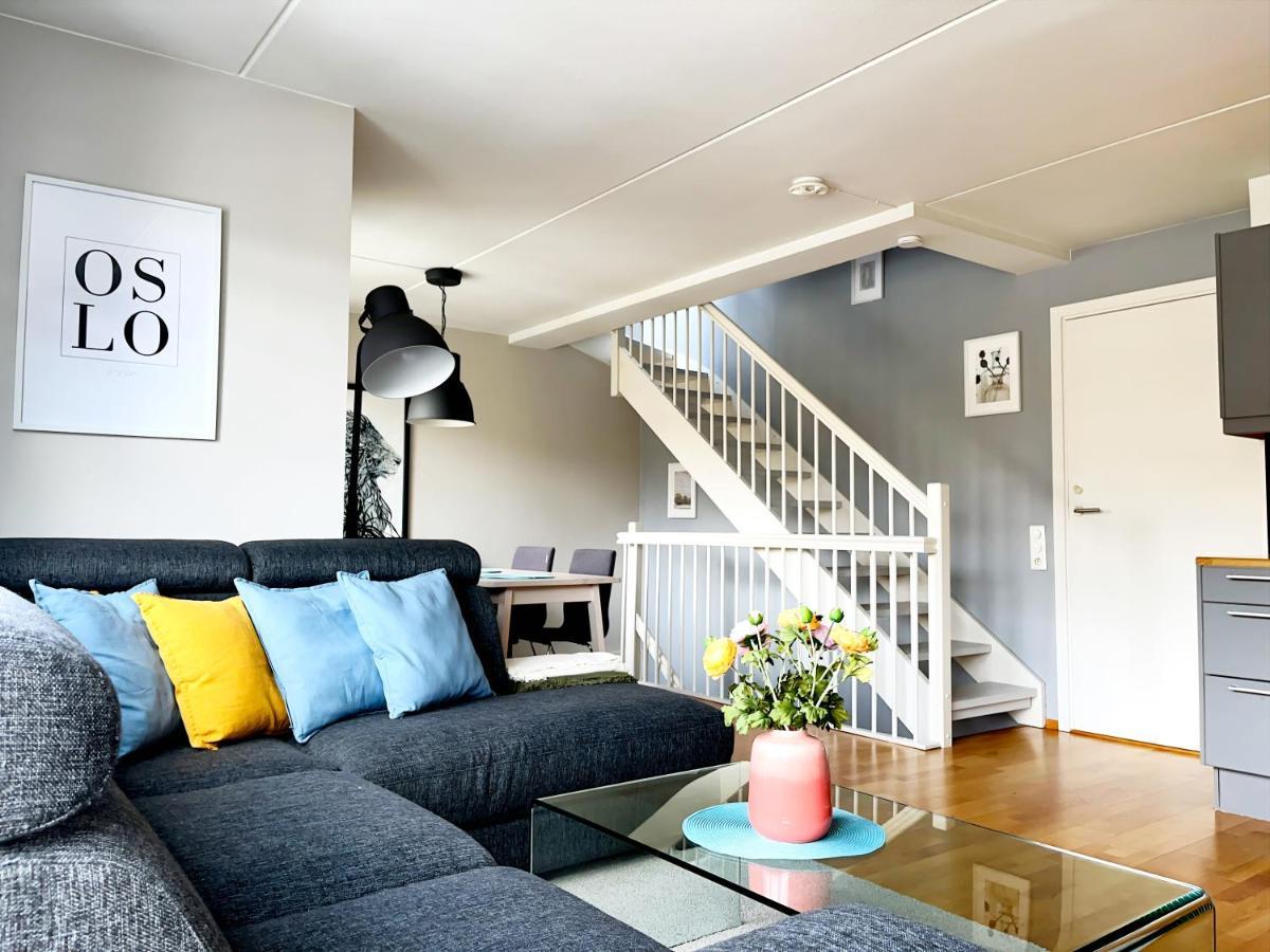 City Center Flat W Roof Top Terrace & Free Parking Oslo Ngoại thất bức ảnh